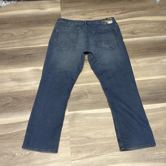 🏴 Buffalo David Bitton Felix-X slim straight jeans size 36 - Picture 8 of 9